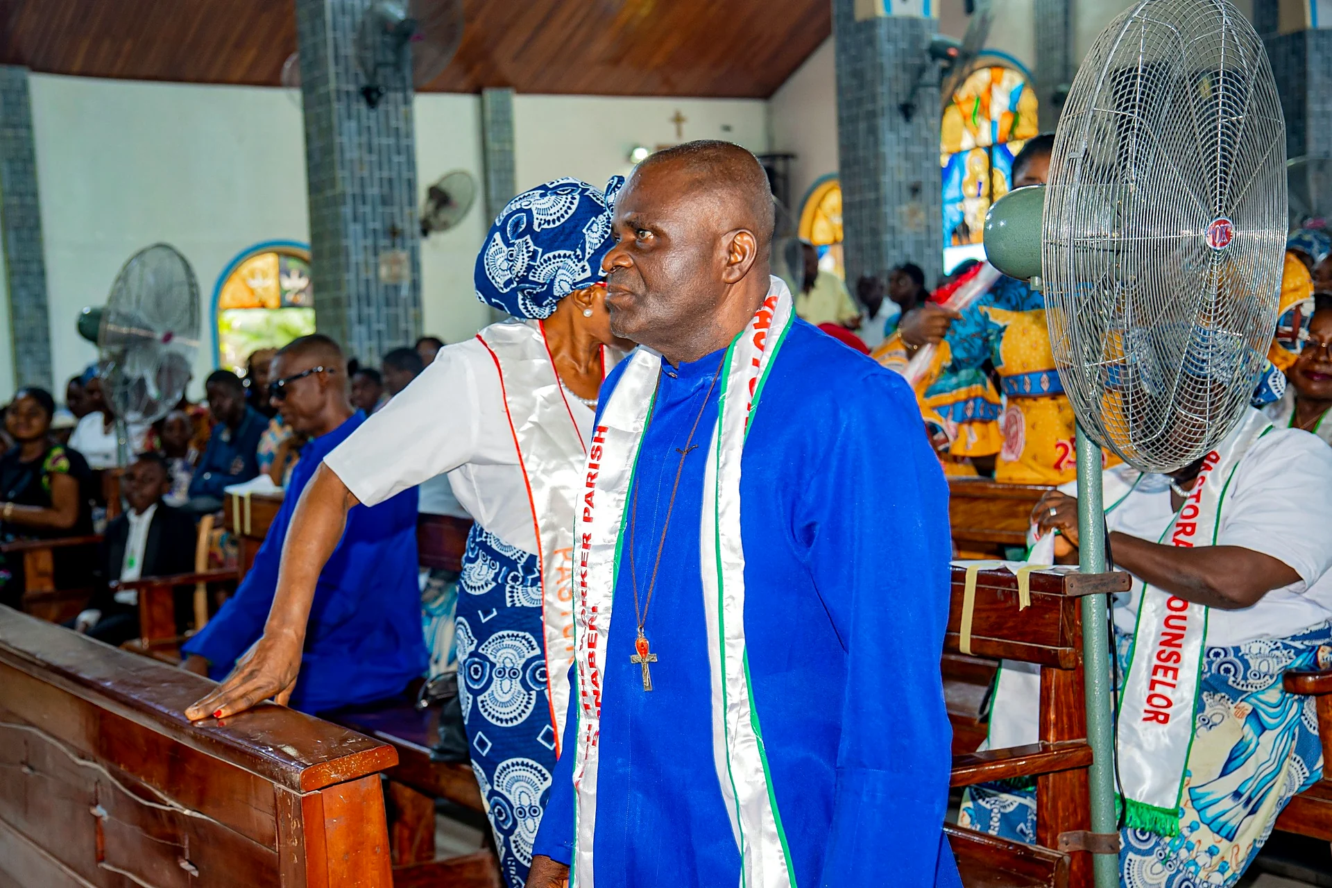 Fr. Mark Ameh Installed as Parish Priest of St. Joseph the Worker, Bonaberi Catechist Emmanuel