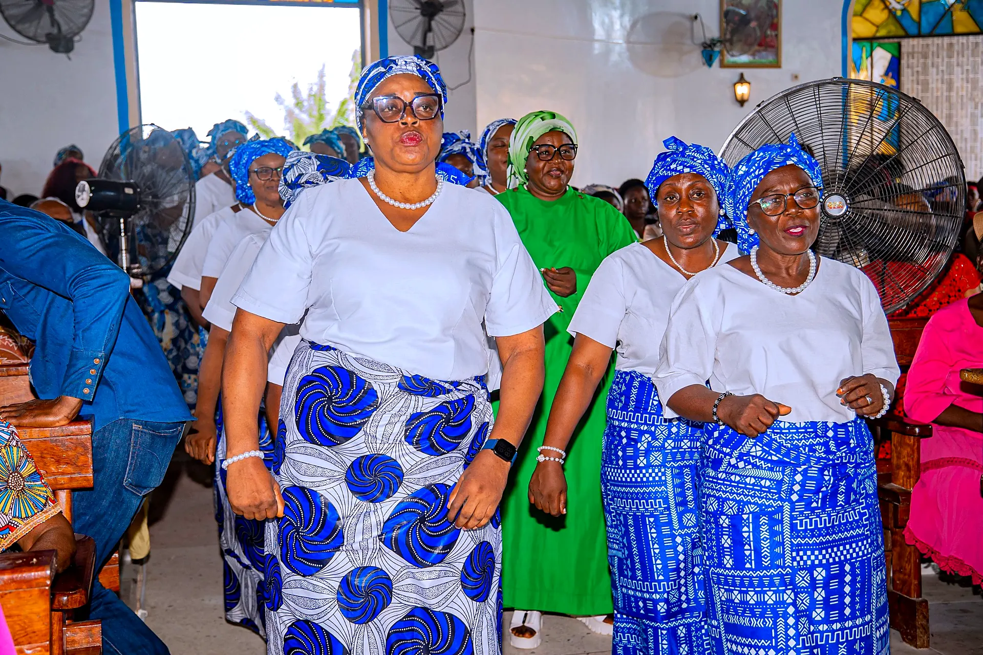 Fr. Mark Ameh Installed as Parish Priest of St. Joseph the Worker, Bonaberi Members of the CWA