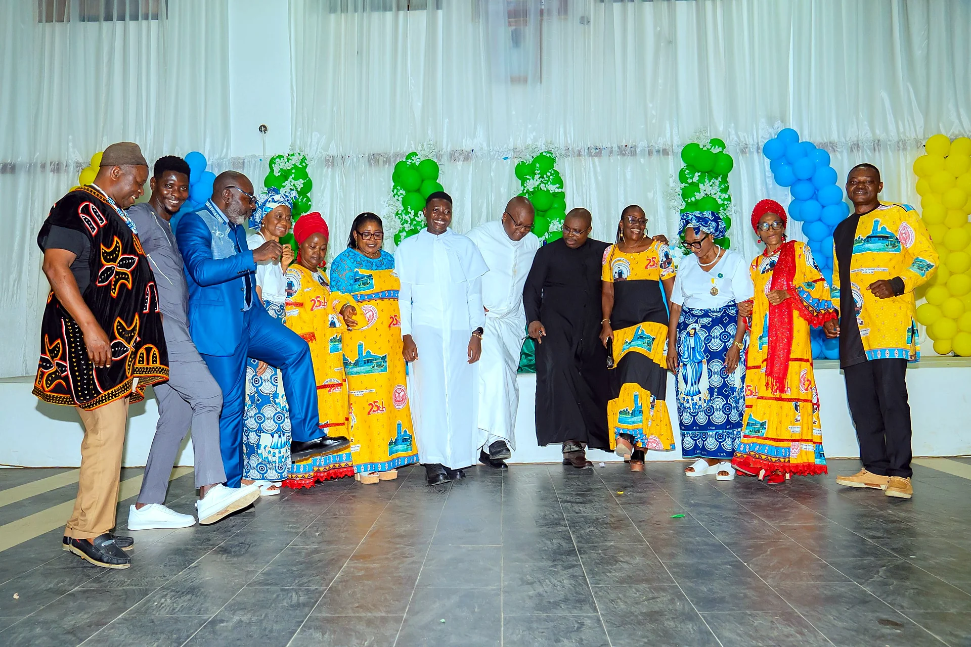 Fr. Mark Ameh Installed as Parish Priest of St. Joseph the Worker, Bonaberi Dancing skills on display