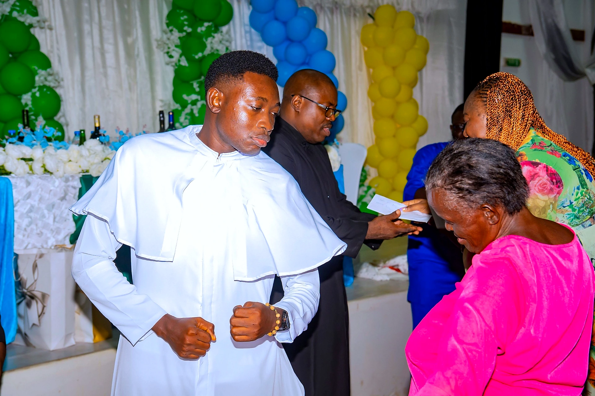 Fr. Mark Ameh Installed as Parish Priest of St. Joseph the Worker, Bonaberi Dancing time