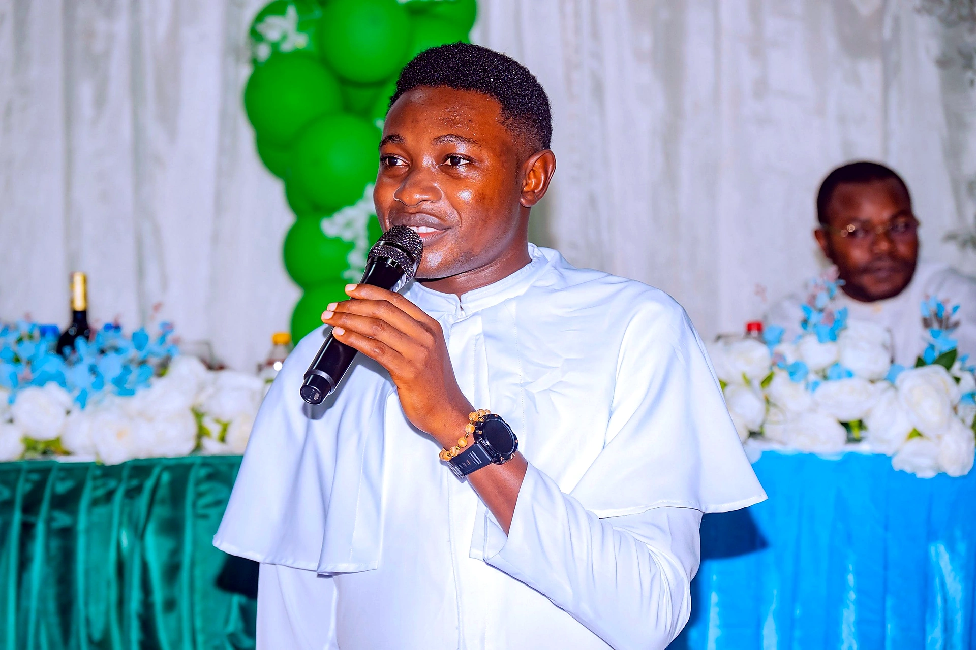 Fr. Mark Ameh Installed as Parish Priest of St. Joseph the Worker, Bonaberi Fr. Godwin was not left behind