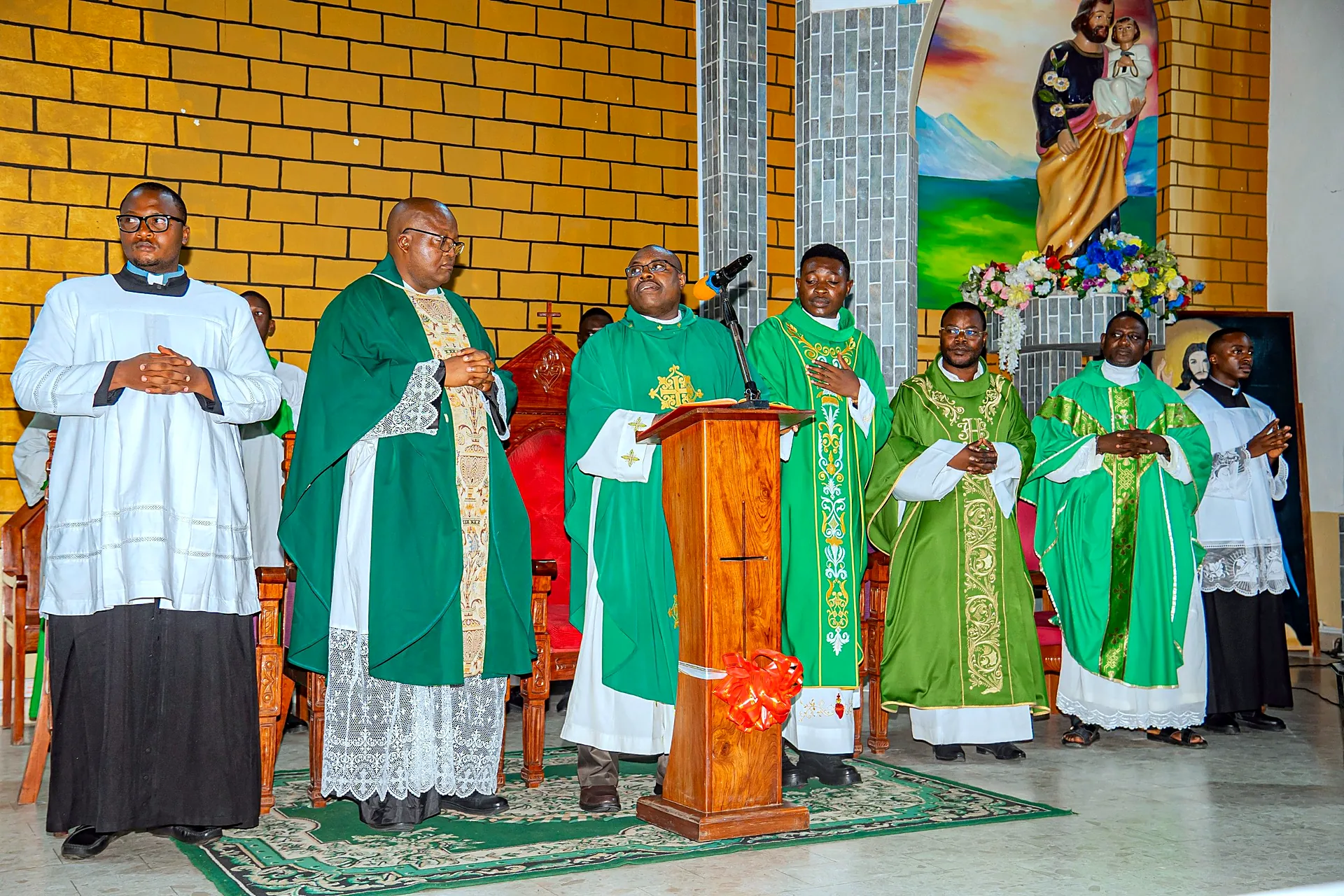Fr. Mark Ameh Installed as Parish Priest of St. Joseph the Worker, Bonaberi Fr. Mark assumes his full functions as parish priest