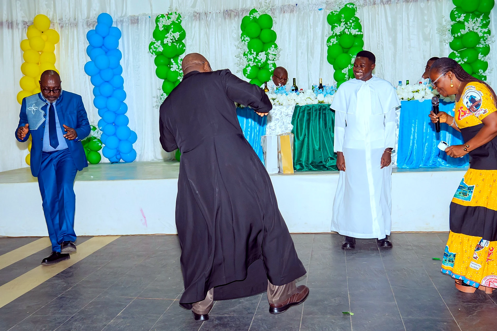 Fr. Mark Ameh Installed as Parish Priest of St. Joseph the Worker, Bonaberi “Fr., take it easy, ooh!”