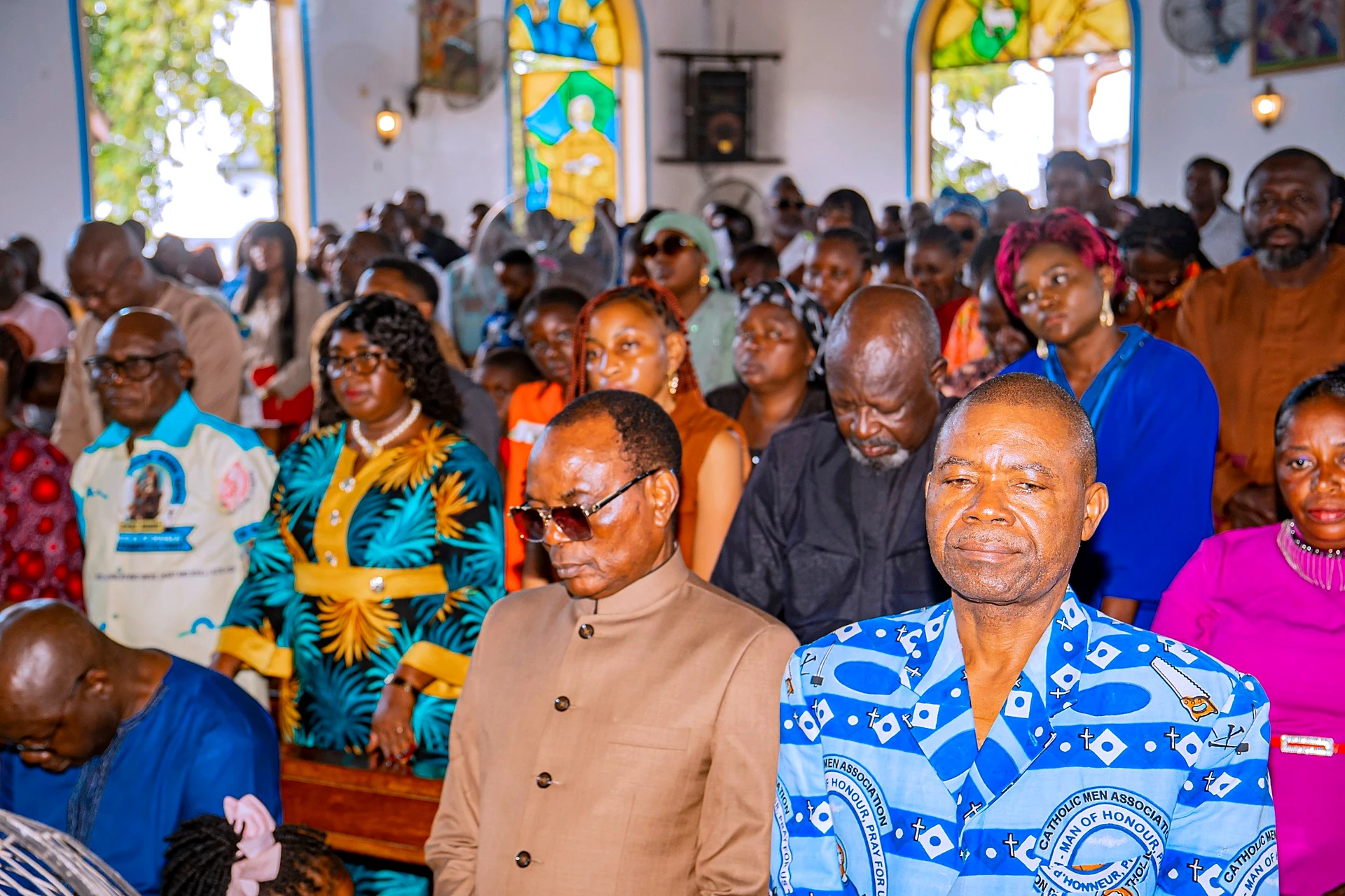 Fr. Mark Ameh Installed as Parish Priest of St. Joseph the Worker, Bonaberi A full parish came to witness Fr. Mark's installation
