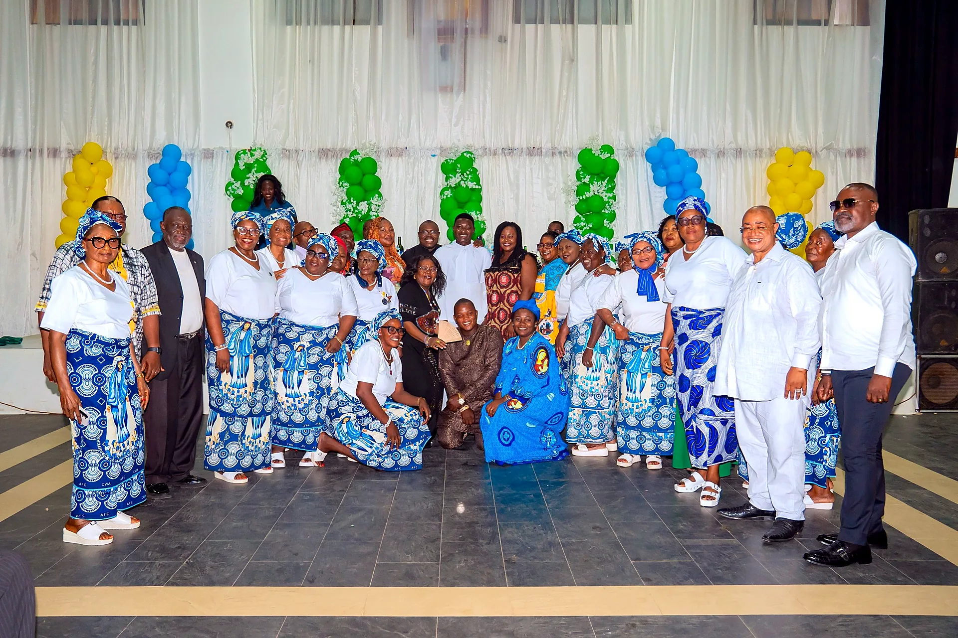 Fr. Mark Ameh Installed as Parish Priest of St. Joseph the Worker, Bonaberi It was all smiles as CWA members and guests gather with the parish priests