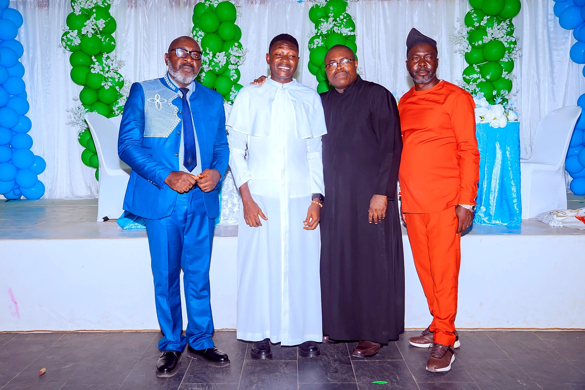 Fr. Mark Ameh Installed as Parish Priest of St. Joseph the Worker, Bonaberi In the absence of the Chairman, the Vice Chairman of the PPC is up to the task